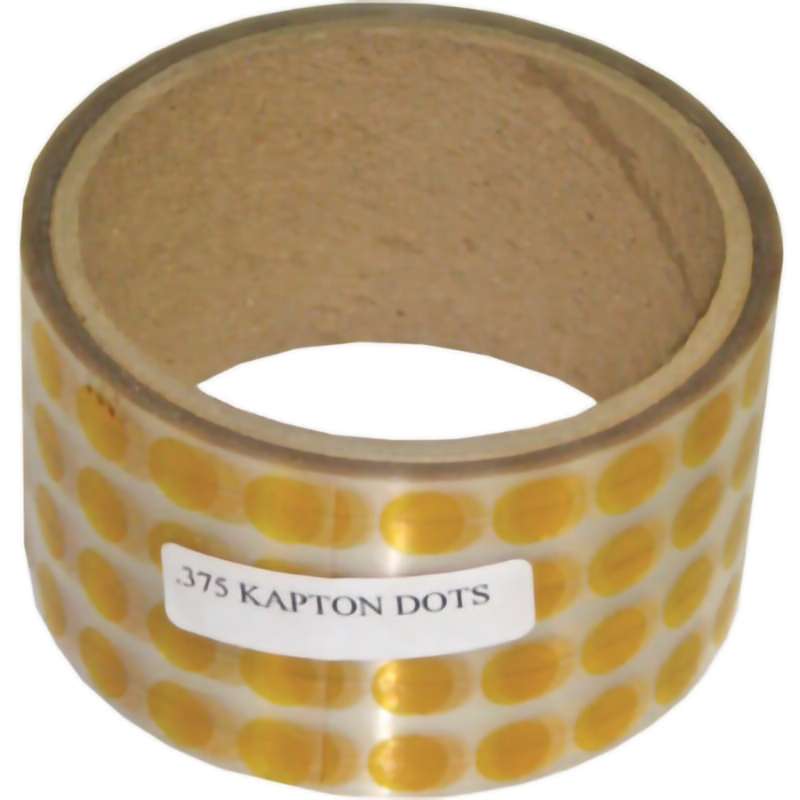 Kapton Disc, Low Static 3/4", 3" Core, 2.5 mil, Silicone, 1000/Roll